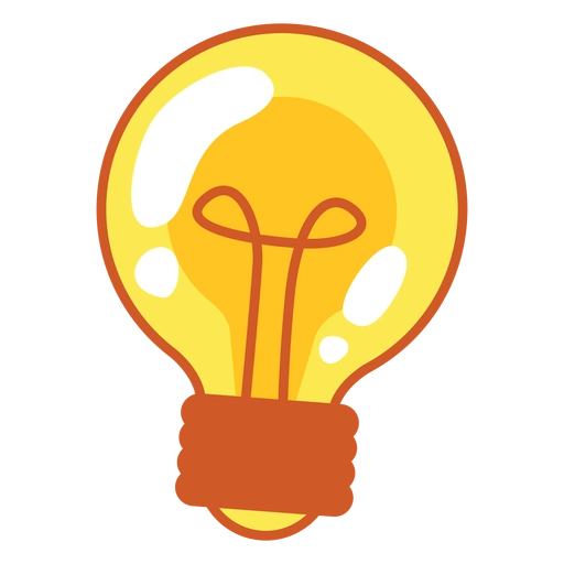 Icono de bombilla de luz